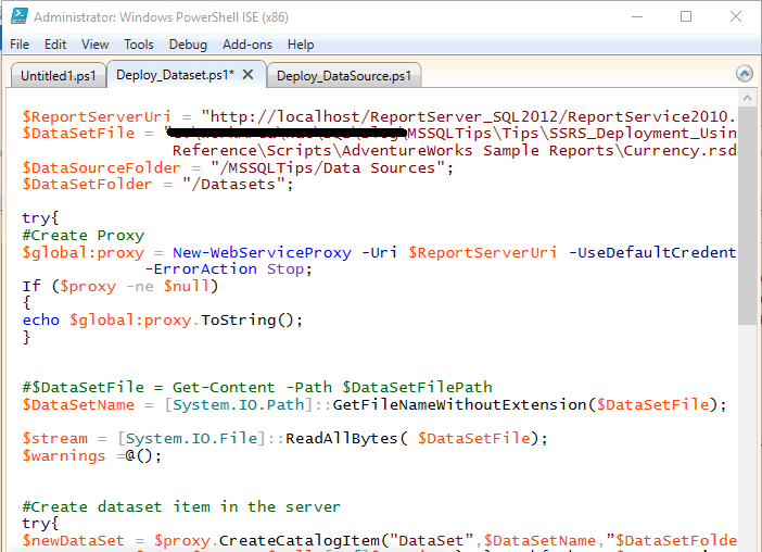 SQL Server Reporting Scripts