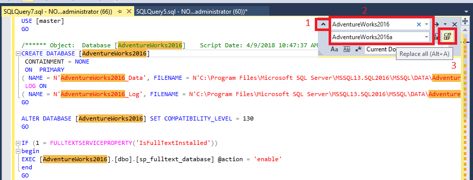 T-sql Scripts