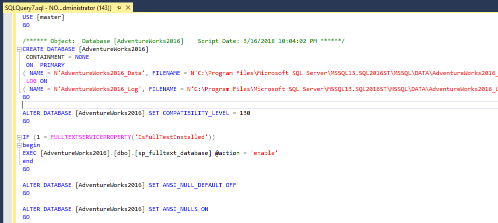 T-sql Scripts